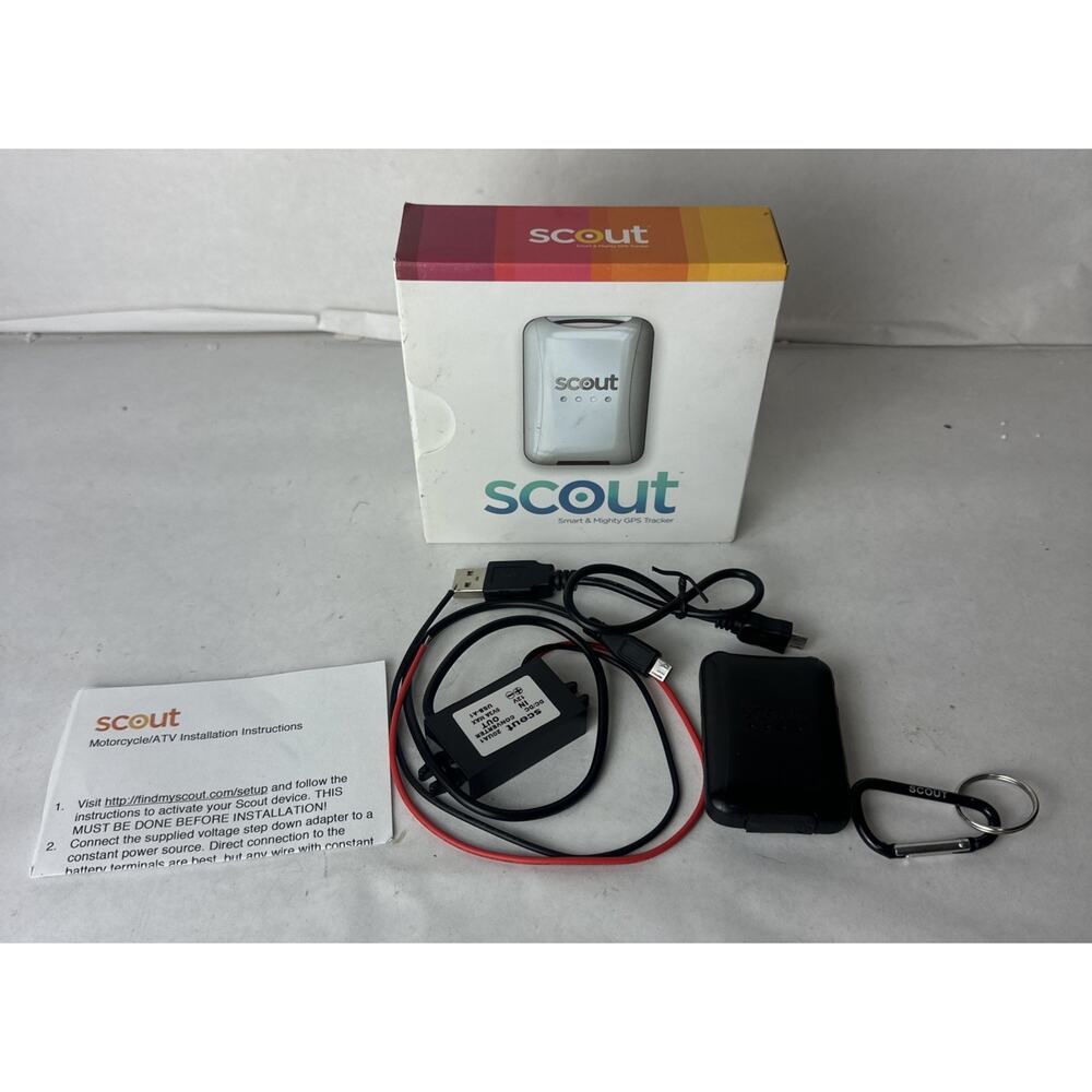 SCOUT GPS Tracker Black